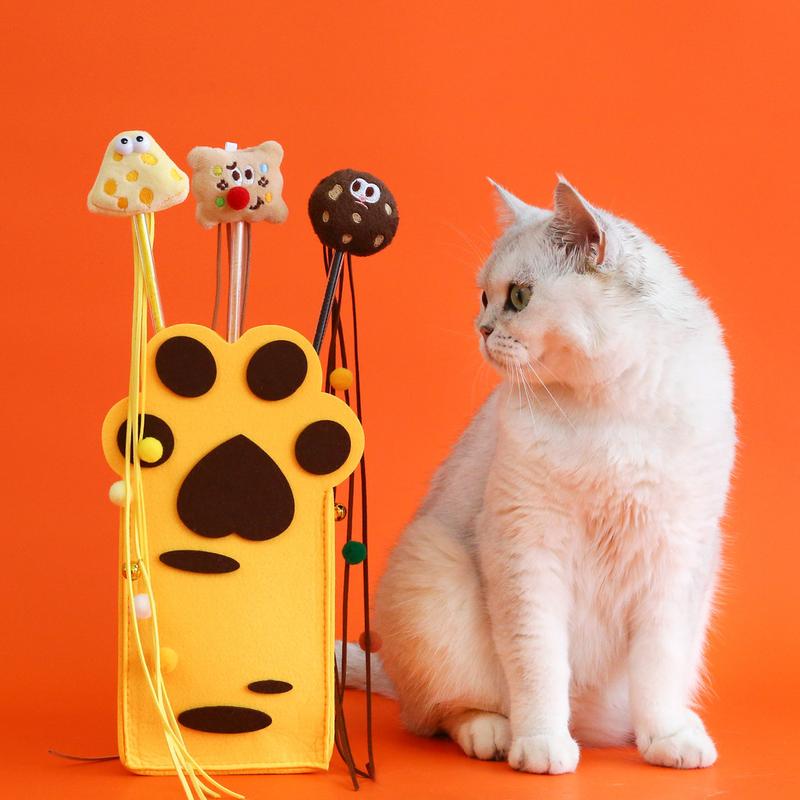 Star Wand Cat Teaser – Yellow or Pink - Image 4