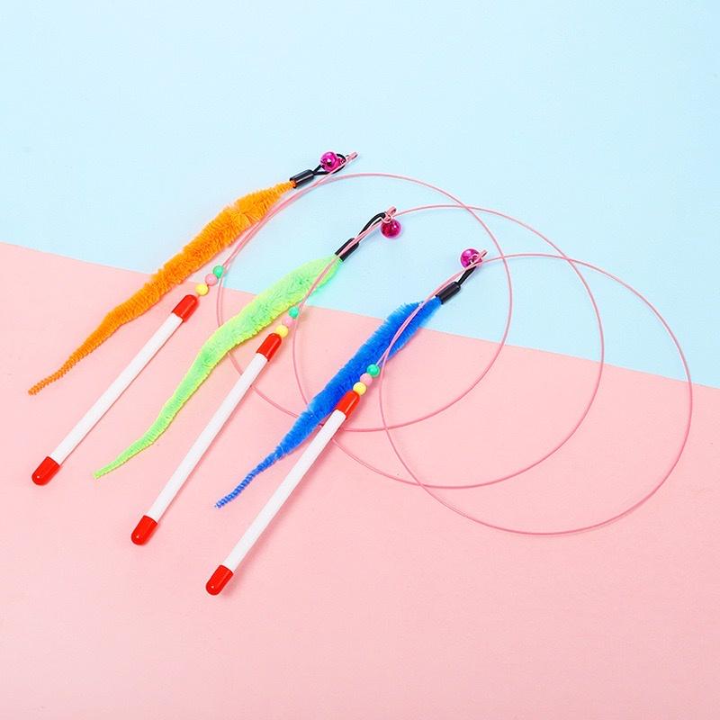 Cat Teaser Wand – Feather & Bell Lures, 15 Styles - Image 5