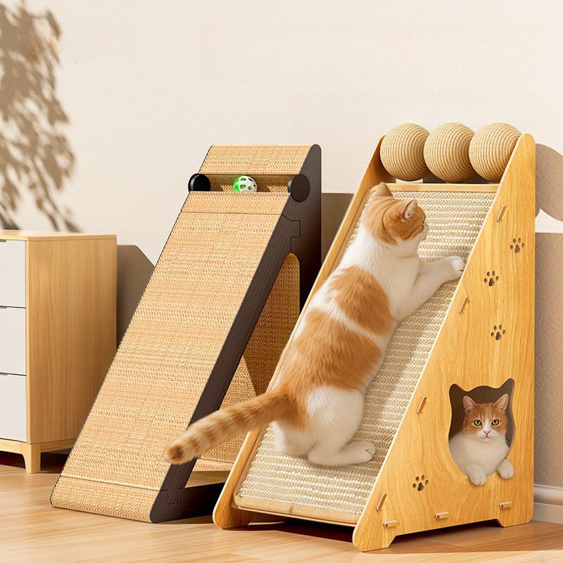 Wall-Mounted Triangle Sisal Scratcher – Sofa Corner Guard - Image 3