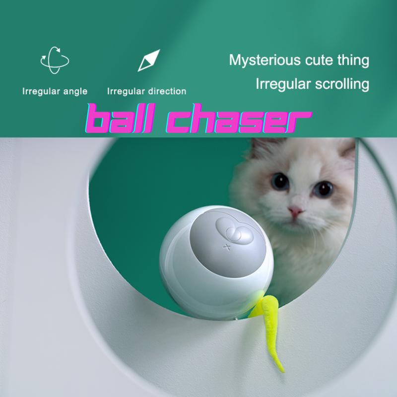AIWO Smart Rolling Ball Cat Toy – Auto Interactive