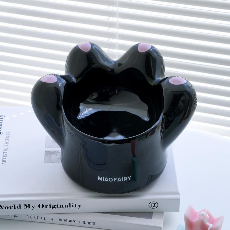 Cat Paw Macaron Ceramic Bowl – Premium Anti-Tip Feeder - Image 7