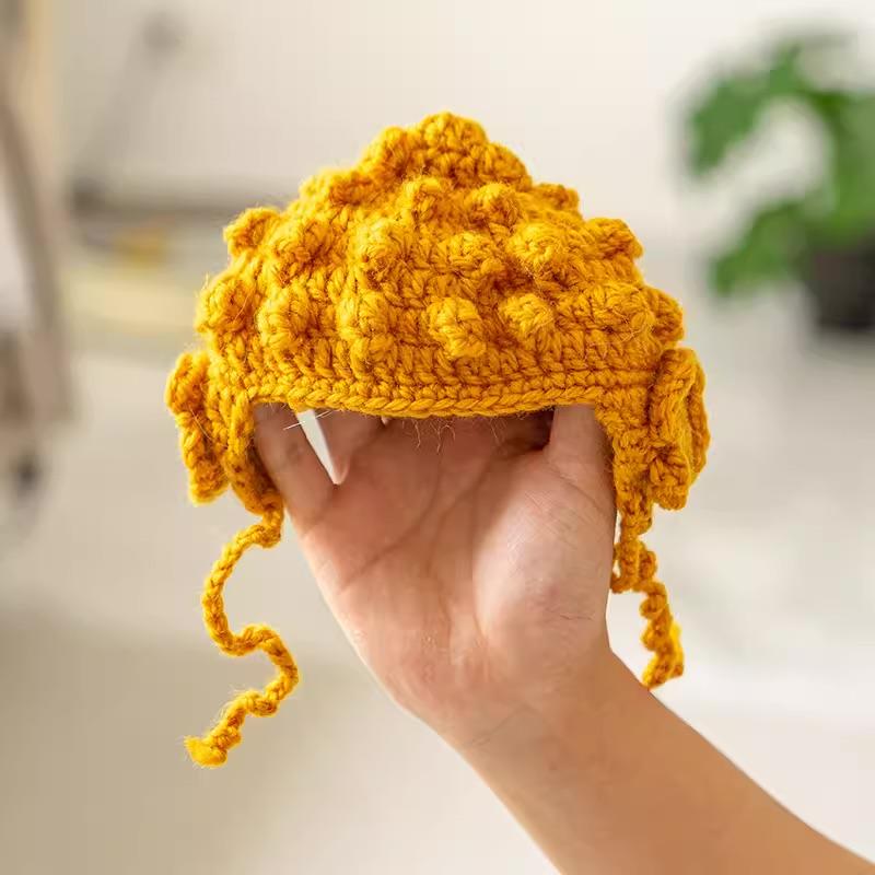 Novelty Cat Hat – Frog, Taiyaki, Fries & Buddha - Image 5