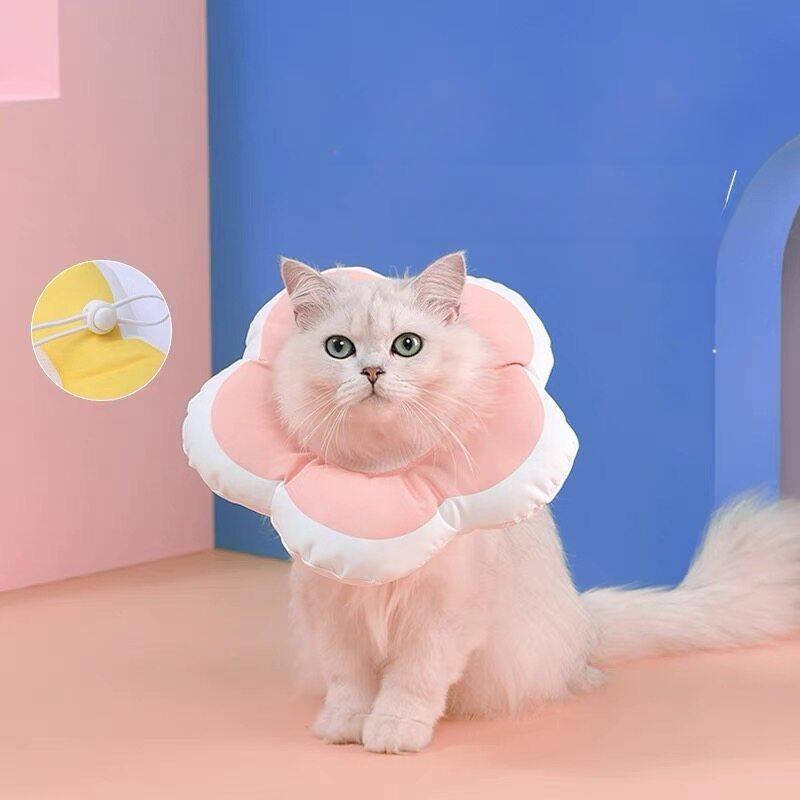 Flower Recovery Collar for Cats – Soft Padded Cone - Image 3