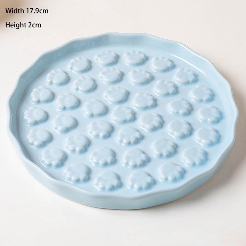 Paw Slow Feeder Cat Bowl – 4 Colours, 17.5 cm