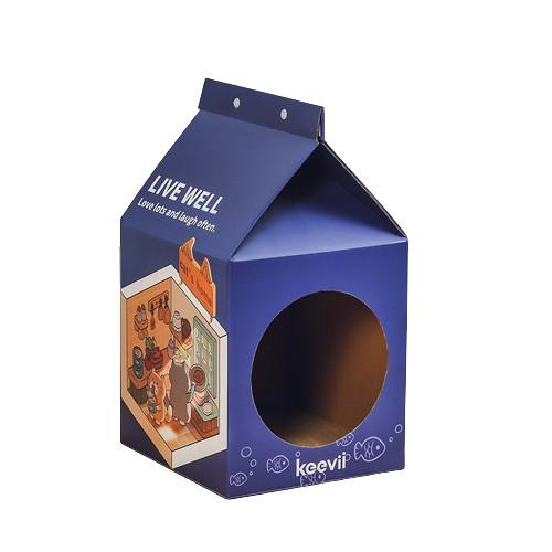 Printed Cardboard Cat House – Classic Range, 14 Designs