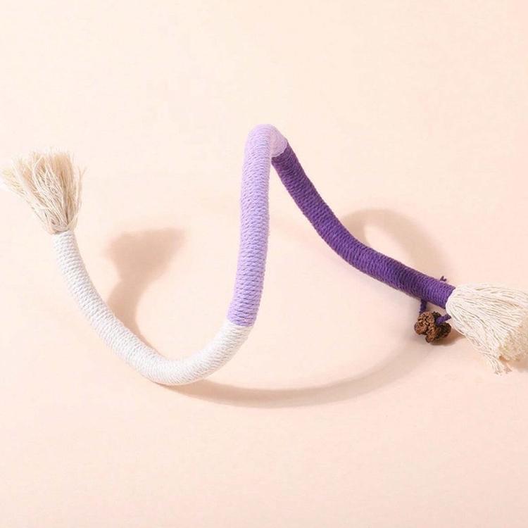 Cotton Rope Cat Chew Toy – 70 cm Teeth Grinding Braid - Image 5