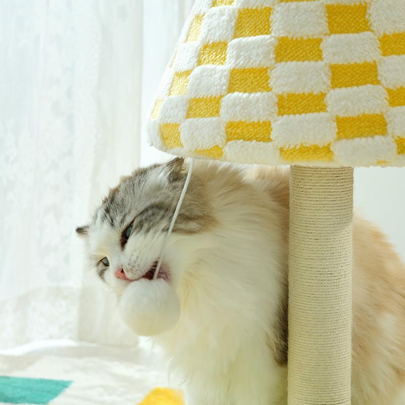 Table Lamp & Cedar Cat Scratching Post – Standing Board - Image 2