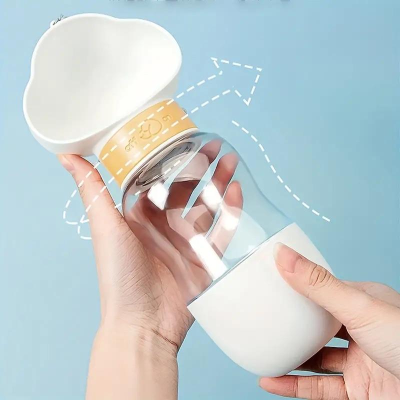 2-in-1 Pet Travel Water Bottle – 350 ml + 200 ml Treats - Image 11