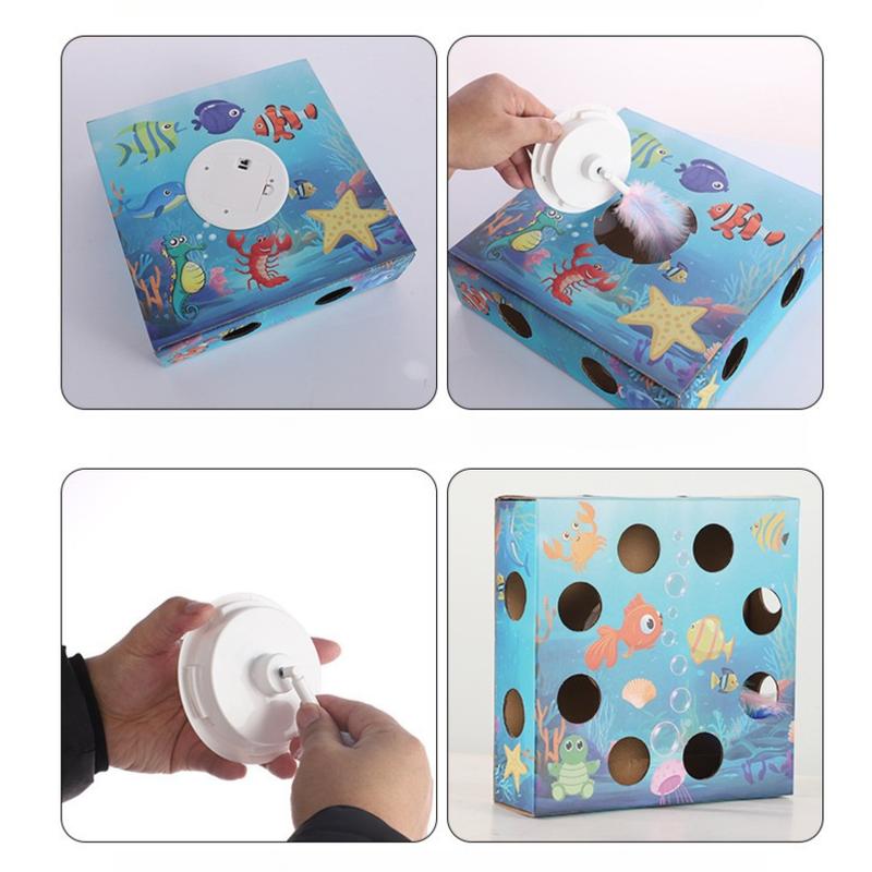 Whack-A-Mole Cat Toy Box – 4 Designs, Auto Play - Image 11