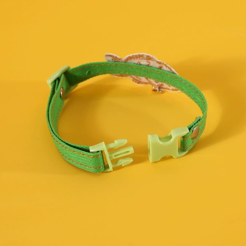 Japanese Embroidered Pet Collar – 18 Designs with Bell - Image 12