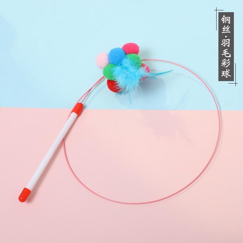 Cat Teaser Wand – Feather & Bell Lures, 15 Styles - Image 8