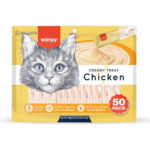 Wanpy 猫咪化毛膏零食 – 25至100支散装 - 图片 3