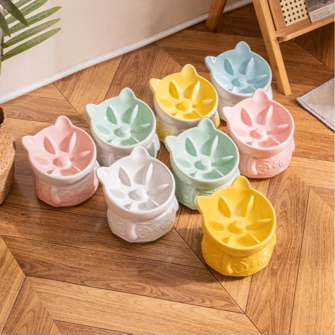 Cat Ear Ceramic Bowl JP140 – 5 Colours, S & N - Image 9