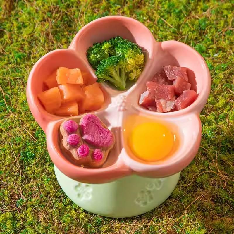 Flower Raised Ceramic Bowl GJB – Pink or Blue - Image 7