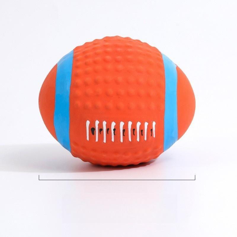Latex Sports Ball Dog Toys – Football, Rugby & Volleyball - Image 11