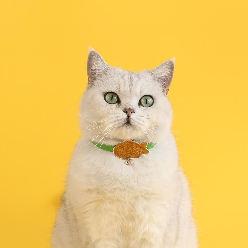Japanese Embroidered Pet Collar – 18 Designs with Bell - Image 15