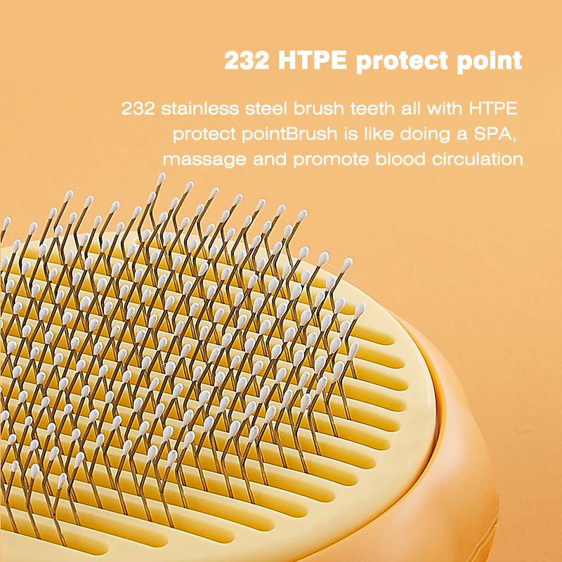 AIWO Hollow Needle Pet Comb – Airy Head, 3 Colours - Image 8