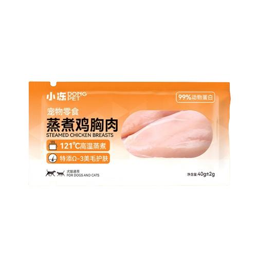 DONGPET 蒸鸡胸肉零食 – 不含谷物,40克