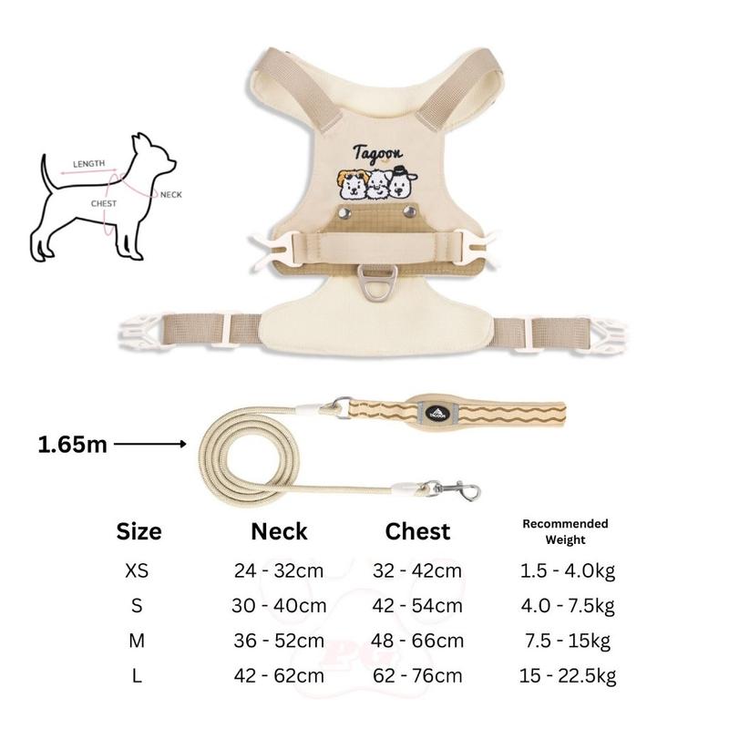 TAGOON Premium Dog Harness O3 – 6 Colours, XS to L - Image 3