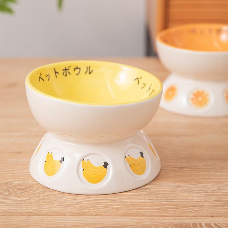 Apple Ceramic Cat Bowl – O & M Shapes, 3 Colours - Image 14