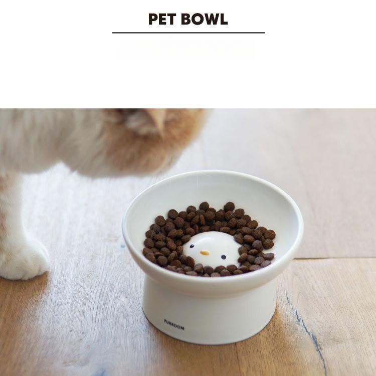 PURROOM Chubby Chick Cat Bowl – Slanted Raised - Image 6