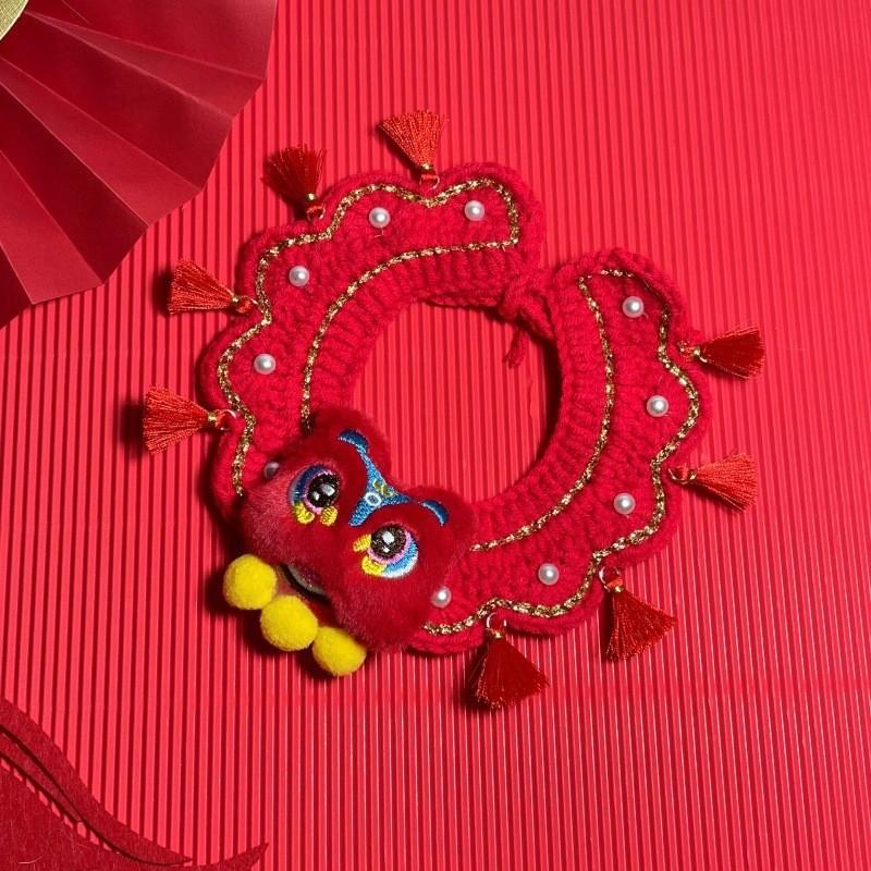Kolar Haiwan Peliharaan Kait Tangan CNY – 11 Reka Bentuk, S & M - Image 5