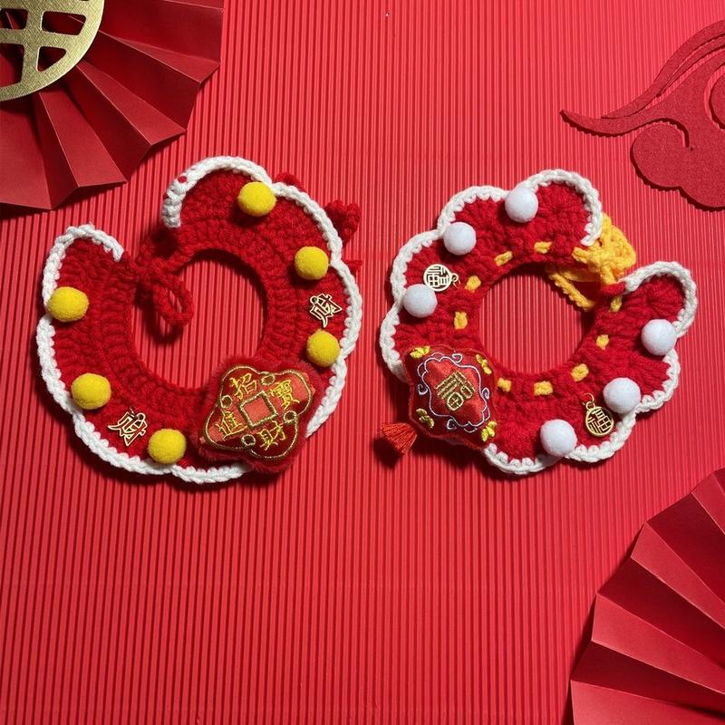 Kolar Haiwan Peliharaan Kait Tangan CNY – 11 Reka Bentuk, S & M - Image 16