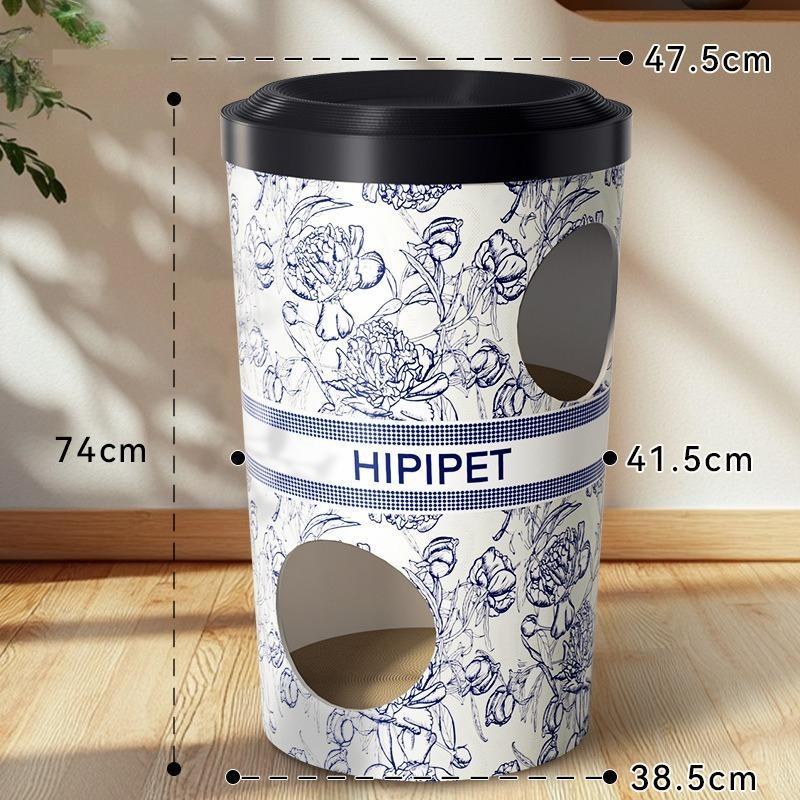 Milk Tea Cup Cat House – Deluxe Scratcher, 3 Designs - Image 3