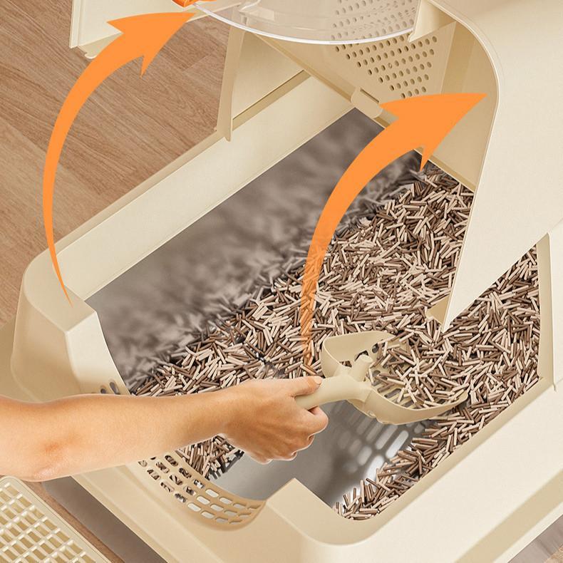 Stainless Steel Enclosed Litter Box – Large, 60 × 40 cm - Image 9