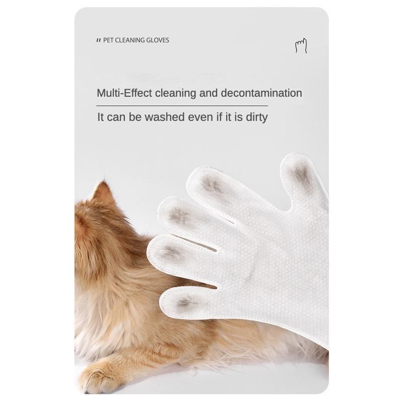 Pet Bath-Free Cleaning Glove Wipes – 6 Pcs, 4 Scents - Image 4