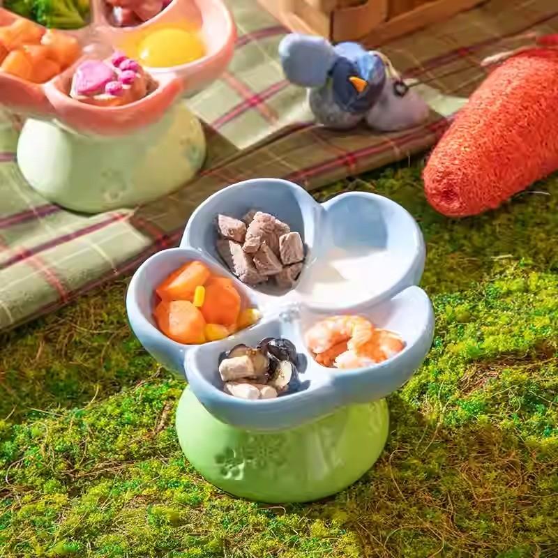 Flower Raised Ceramic Bowl GJB – Pink or Blue - Image 10