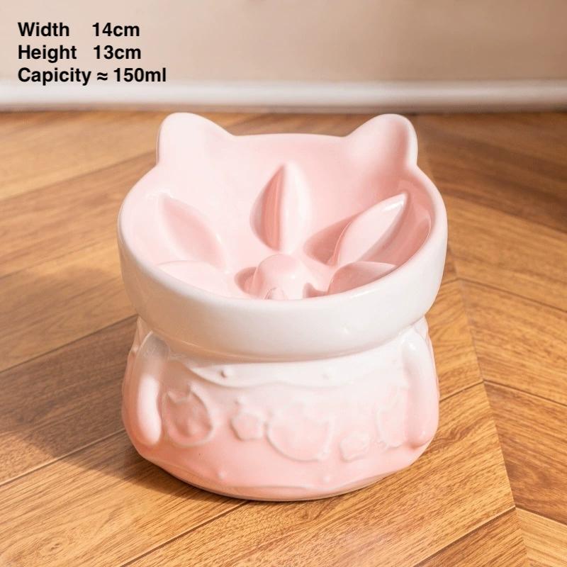 Cat Ear Ceramic Bowl JP140 – 5 Colours, S & N - Image 4