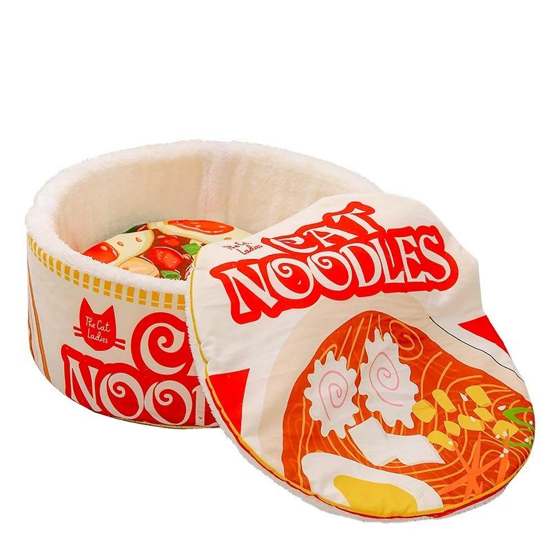 Instant Noodle Bucket Cat Bed – 7 Designs, M & L - Image 4