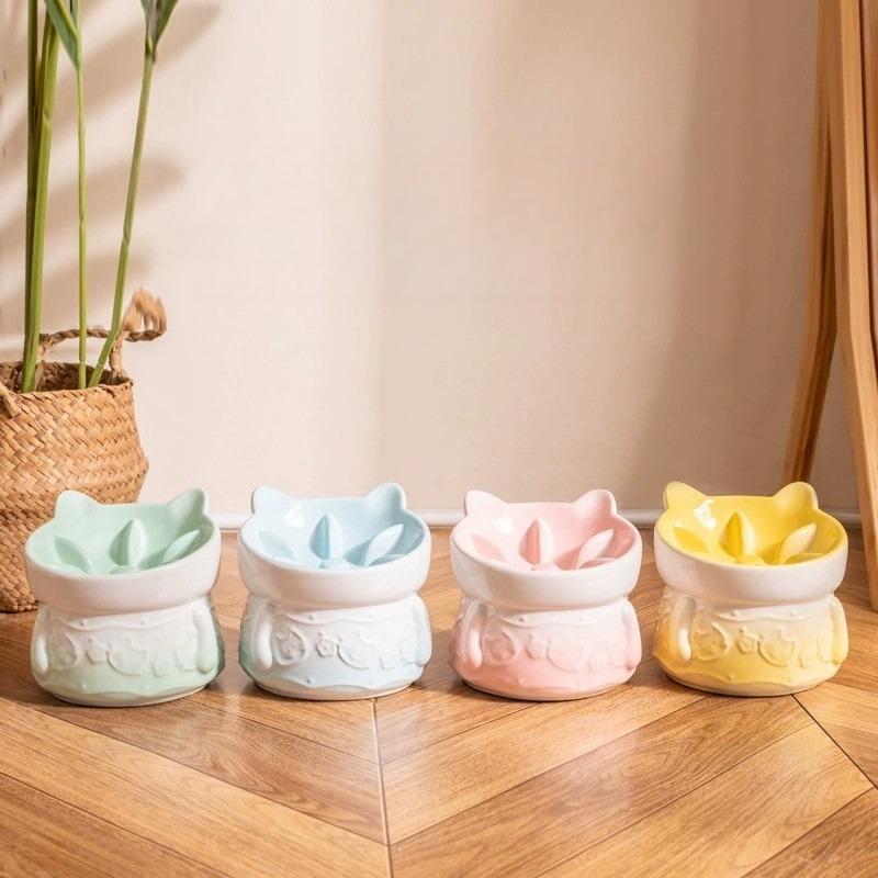 Cat Ear Ceramic Bowl JP140 – 5 Colours, S & N - Image 10