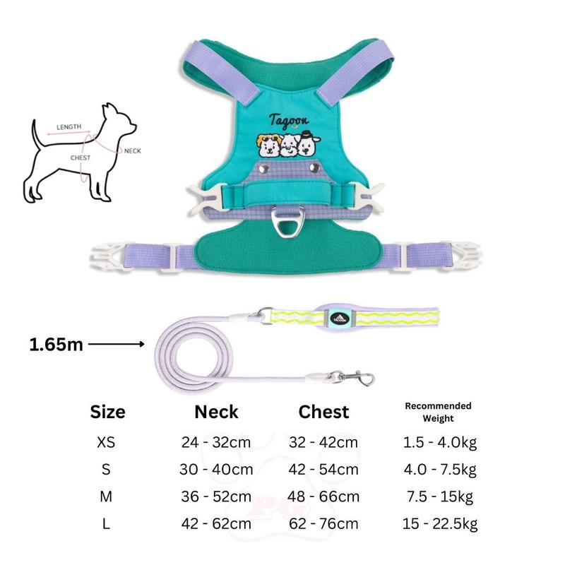 TAGOON Premium Dog Harness O3 – 6 Colours, XS to L - Image 2