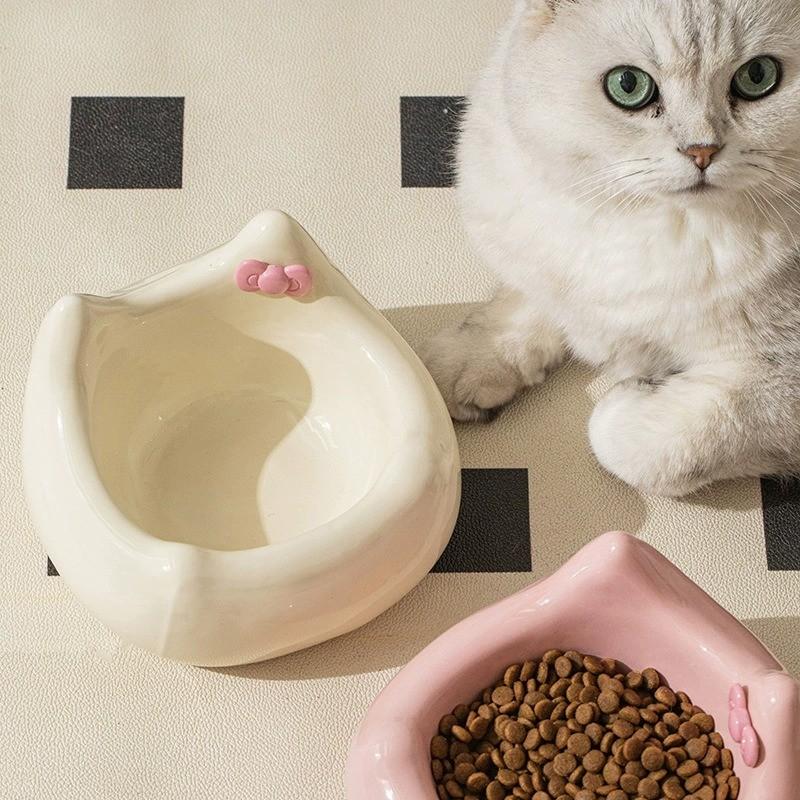 Cat Silhouette Ceramic Bowl – 4 Colours, 200 ml - Image 7