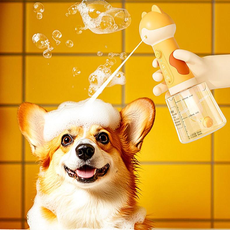Electric Pet Foam Bath Machine – Waterproof Shampoo Foamer