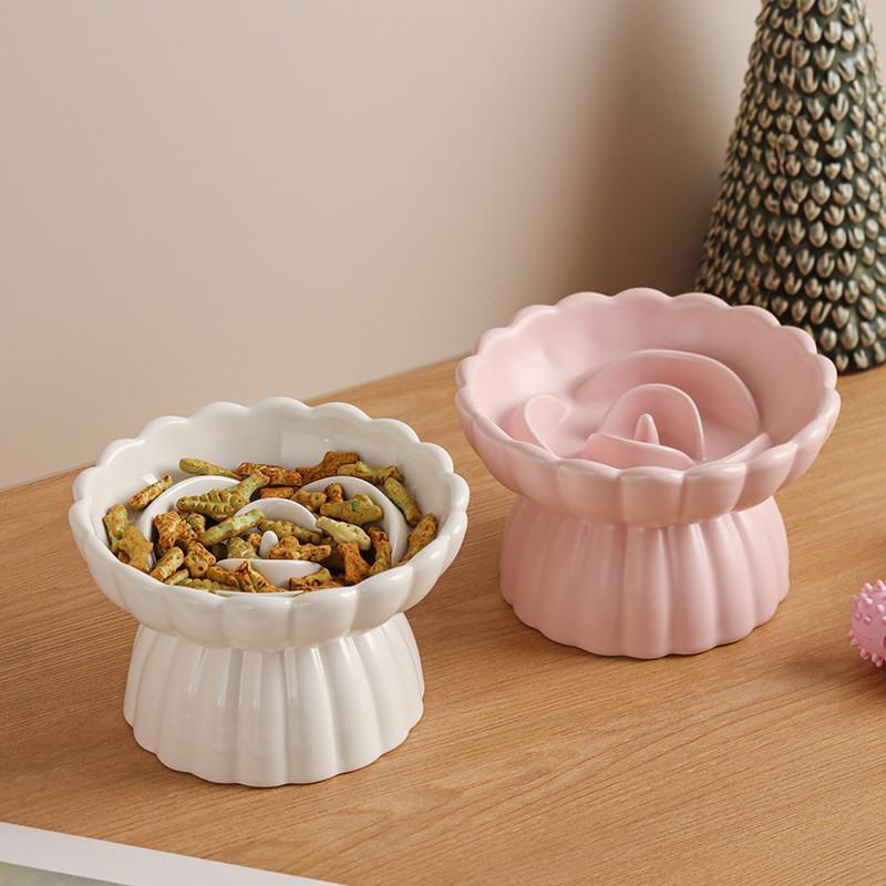 Scalloped Ceramic Cat Bowl S3 – 4 Colours - Image 7