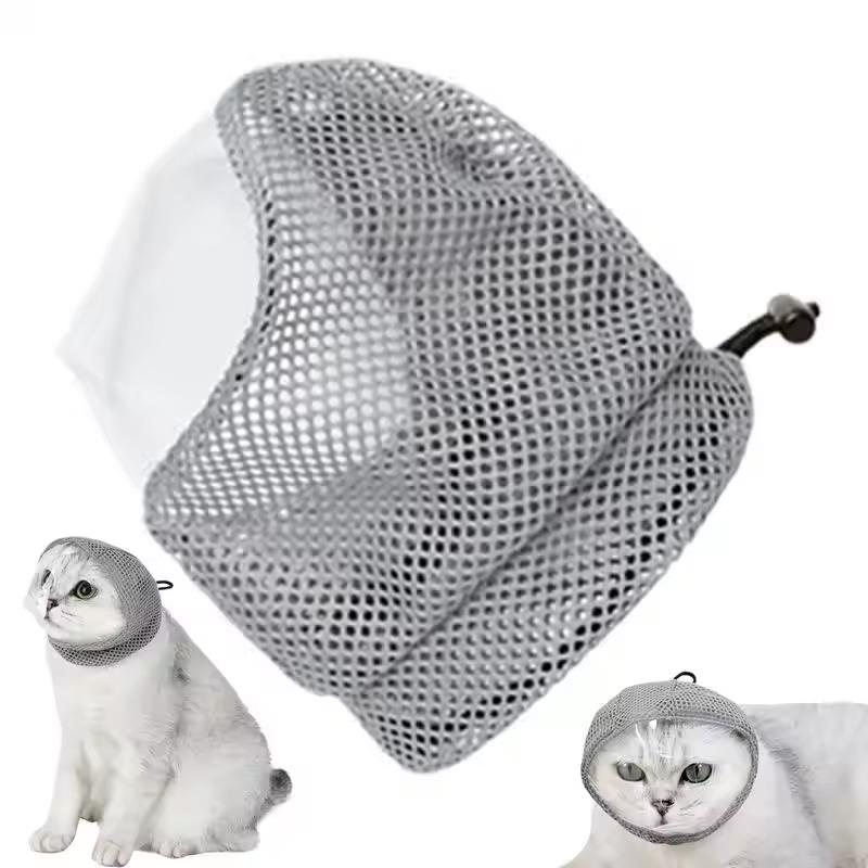 Cat Grooming Hood – Anti-Bite Breathable Head Cover - Image 8