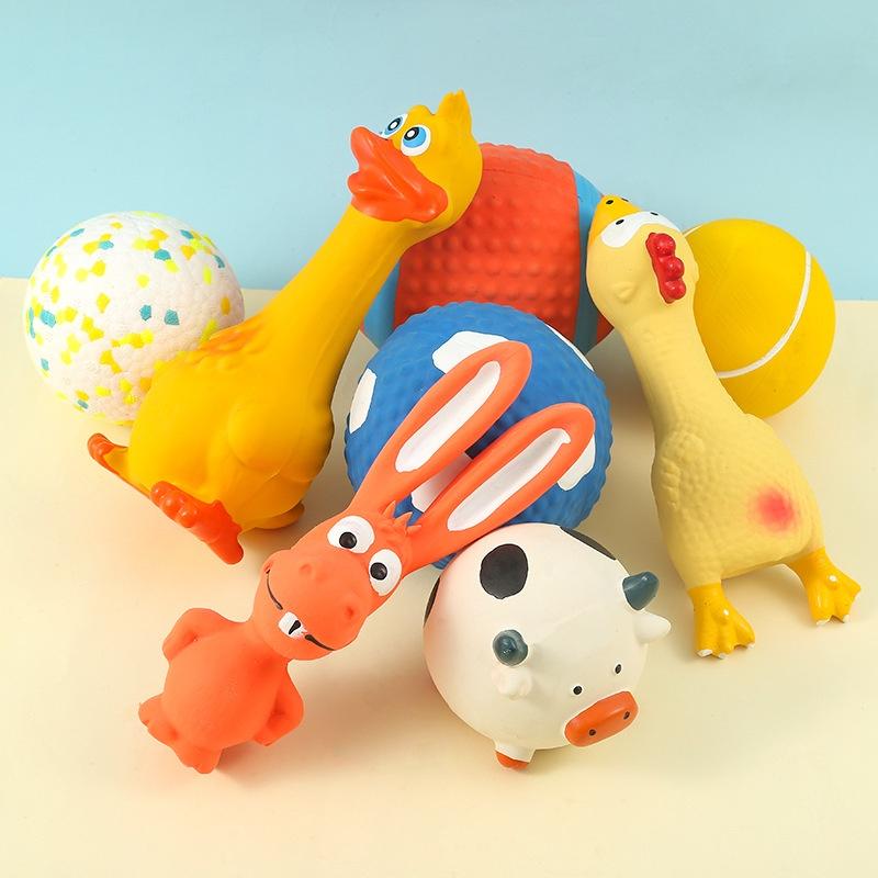 Latex Sports Ball Dog Toys – Football, Rugby & Volleyball - Image 8