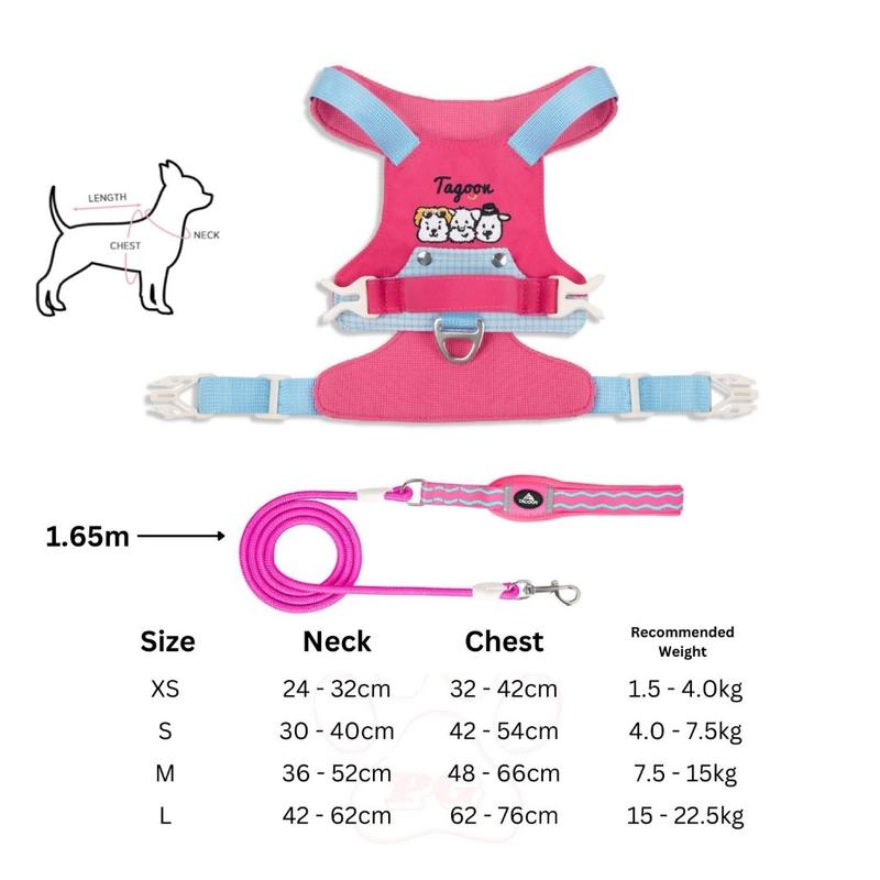 TAGOON Premium Dog Harness O3 – 6 Colours, XS to L - Image 6