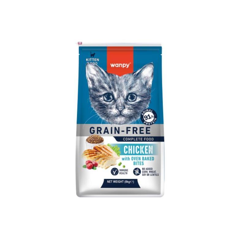 Makanan Kucing Bebas Bijirin Wanpy – 1.5kg & 8kg, 4 Resipi - Image 4