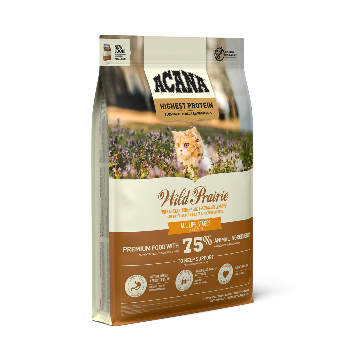 猫粮 - Acana 原野精选高蛋白配方 4.5Kg