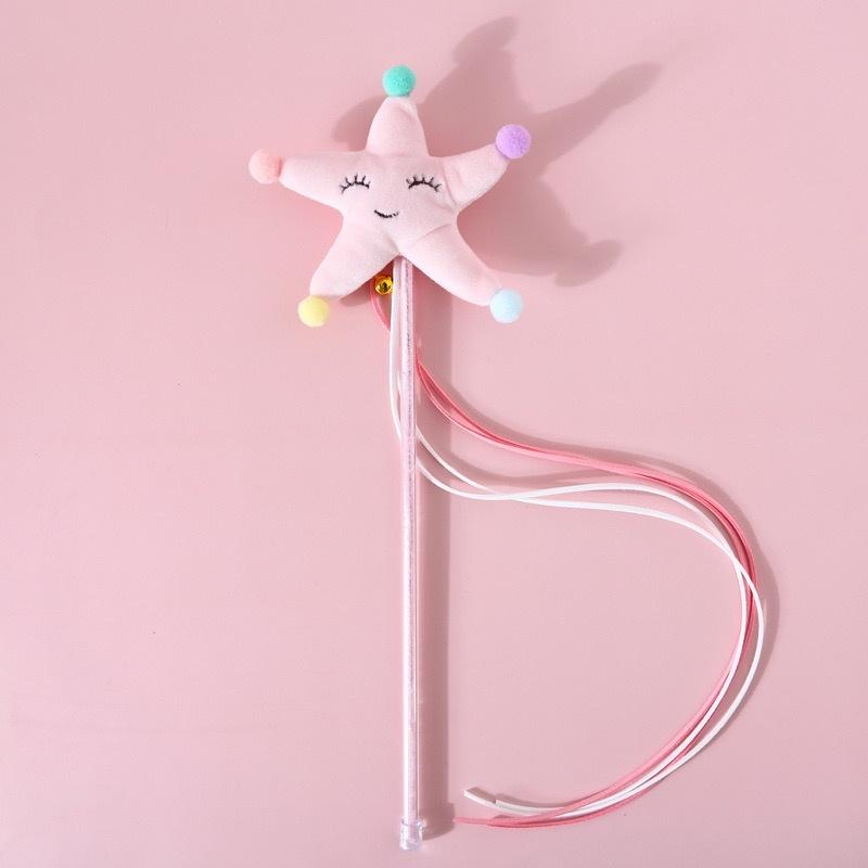 Star Wand Cat Teaser – Yellow or Pink - Image 2