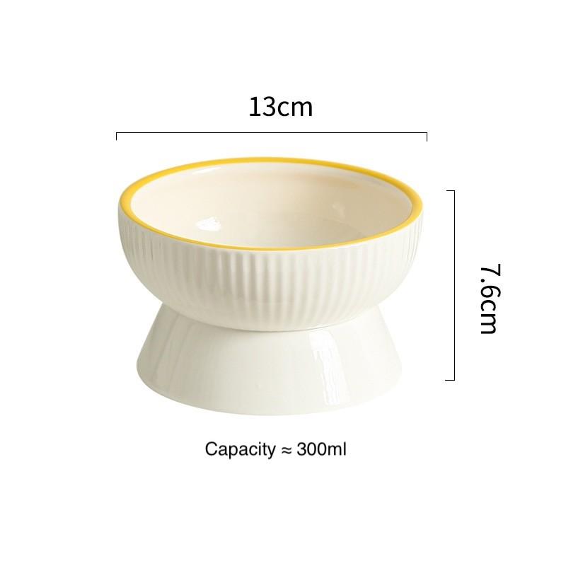 Smiley Sun Ceramic Cat Bowl – 5 Designs - Image 3