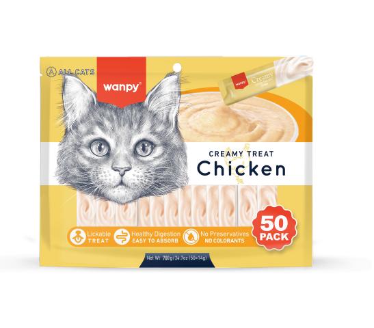 Wanpy 猫咪化毛膏零食 – 25至100支散装 - 图片 13