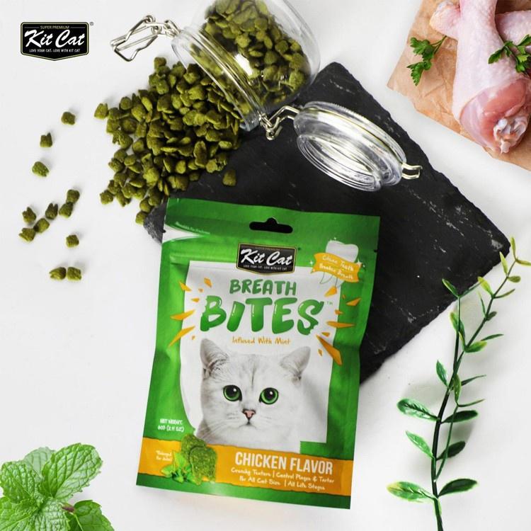 Kit Cat Breath Bites 60 g – Dental Cat Treats with Mint - Image 3