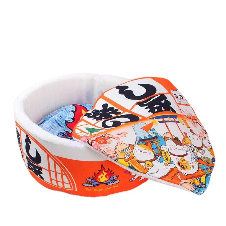 Instant Noodle Bucket Cat Bed – 7 Designs, M & L - Image 6