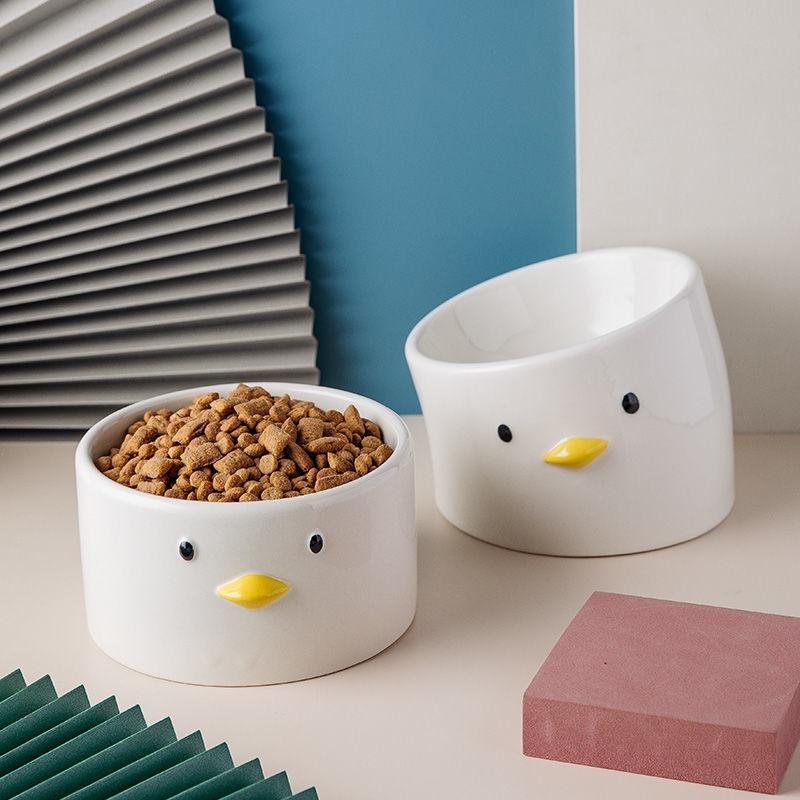 Chick Ceramic Cat Bowl – 500 ml, 2 Styles - Image 3