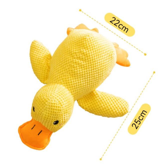 Duck Plush Squeaky Dog Toy – S, M & L - Image 2